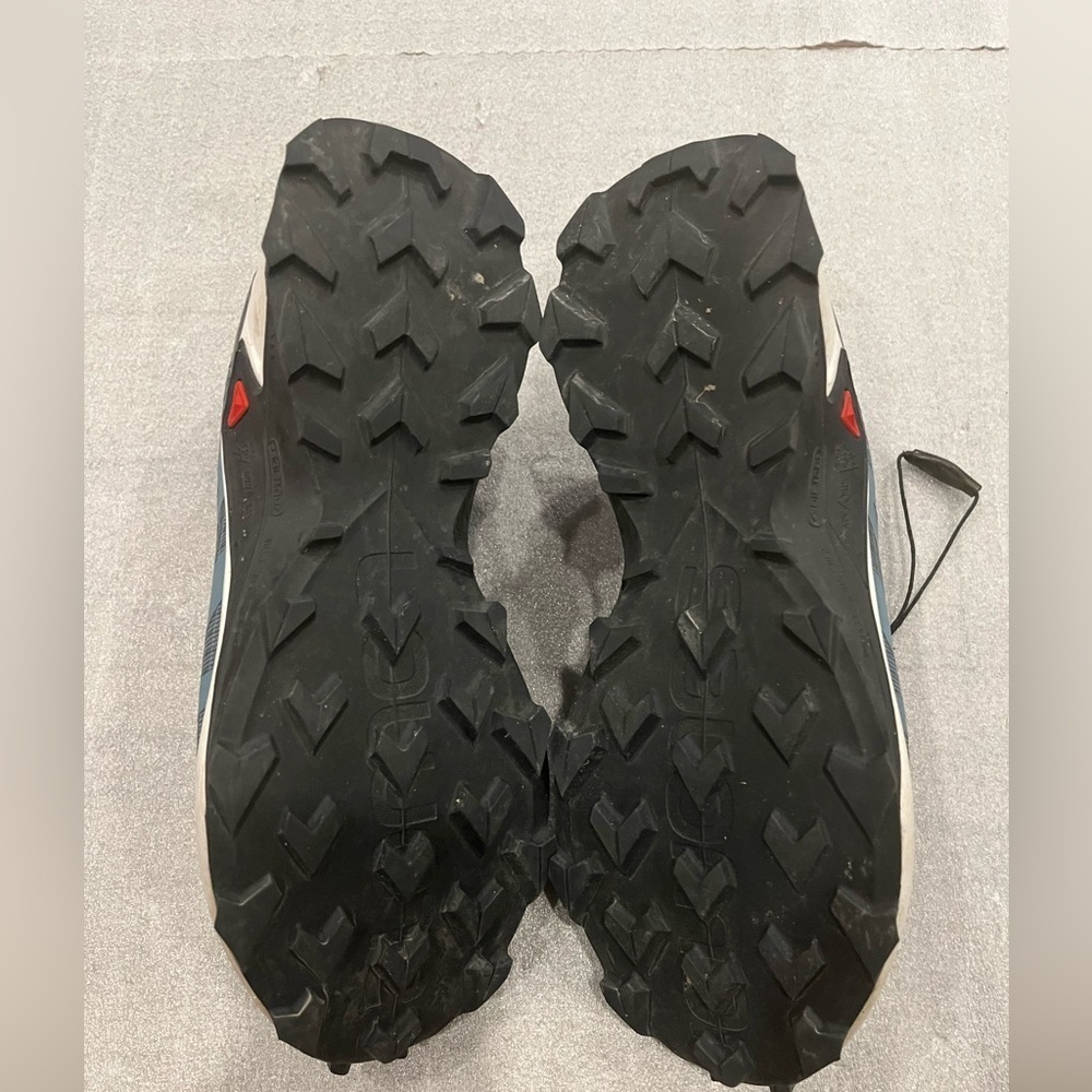 [US9.5]Salomon Blue Supercross GTX Trail Running Shoes - Picture 9 of 9